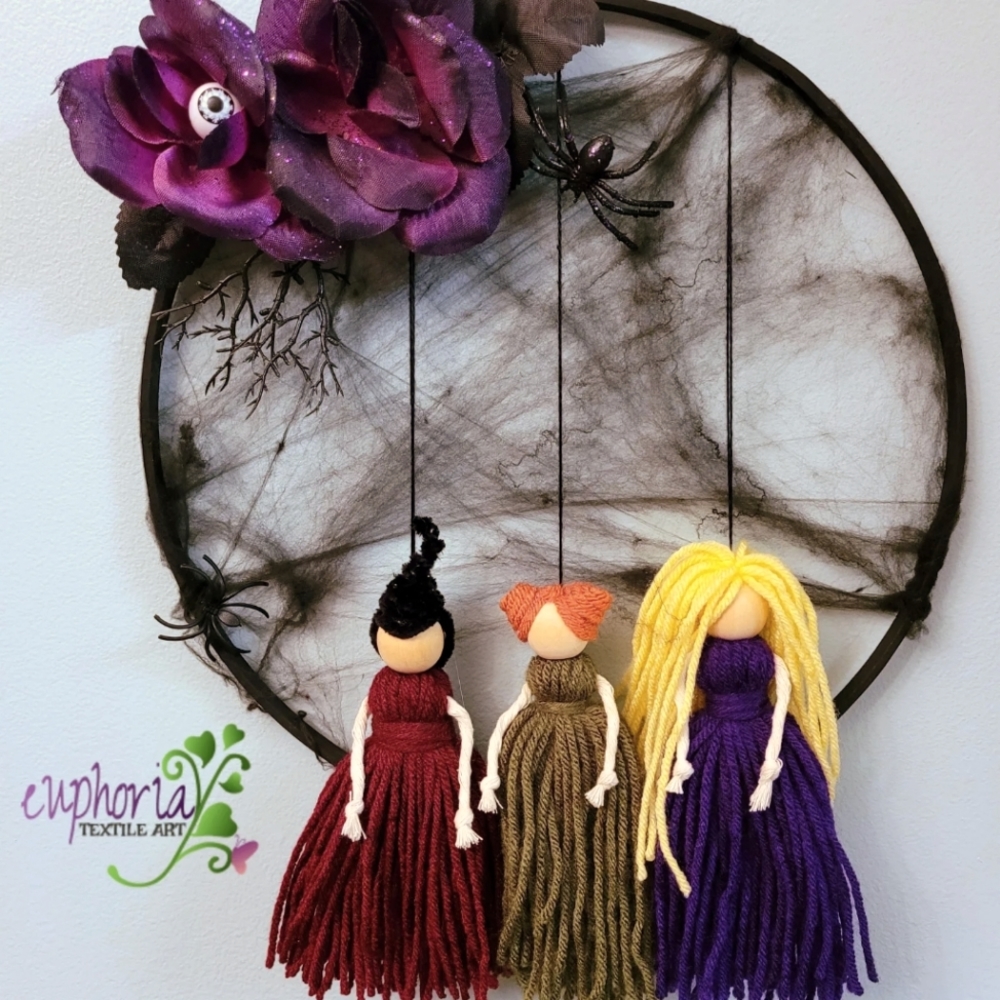 Spooky Sisters Hocus Pocus Wall Hanging